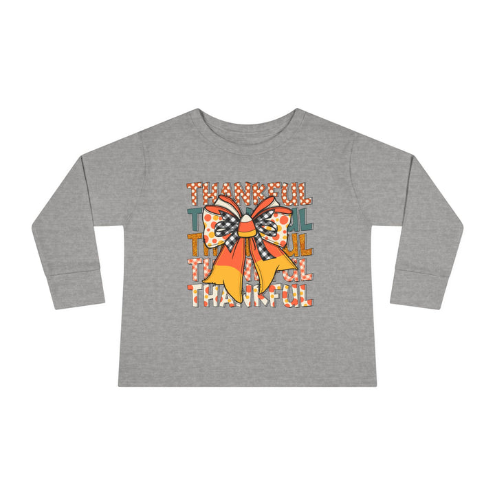 Thankful Bow - Toddler Long Sleeve Tee
