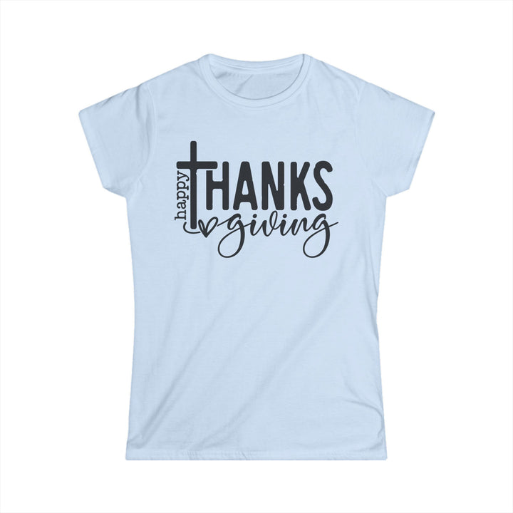 Thanksgiving Cross - Women's Softstyle Tee