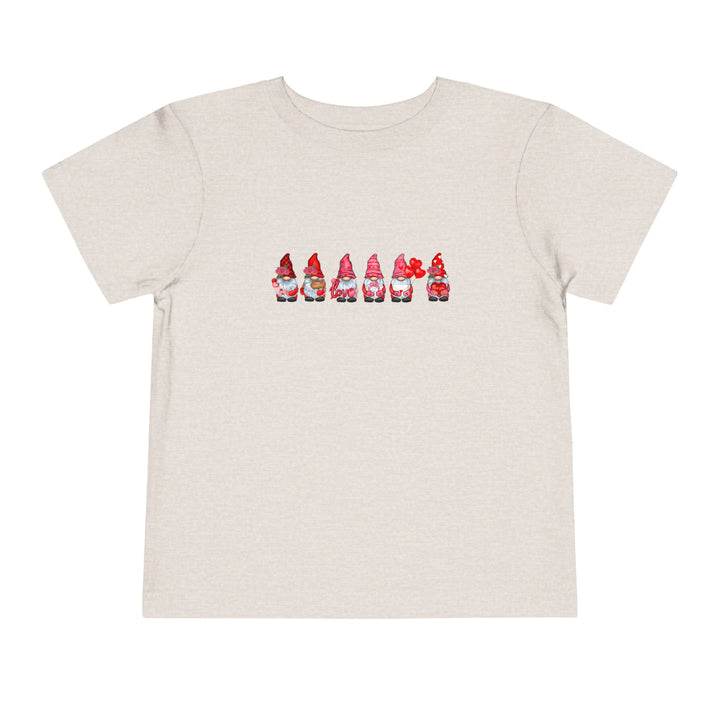 Valentines Gnomes - Toddler Short Sleeve Tee