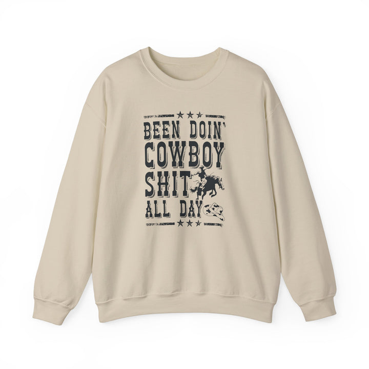 Been Doin' Cowboy Sh*t - Unisex Heavy Blend™ Crewneck Sweatshirt