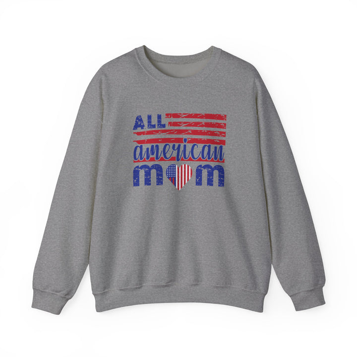 All American Mom Sweatshirt - Unisex Heavy Blend™ Crewneck