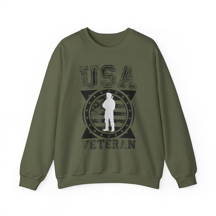 U.S.A. Veteran - Unisex Heavy Blend™ Crewneck Sweatshirt