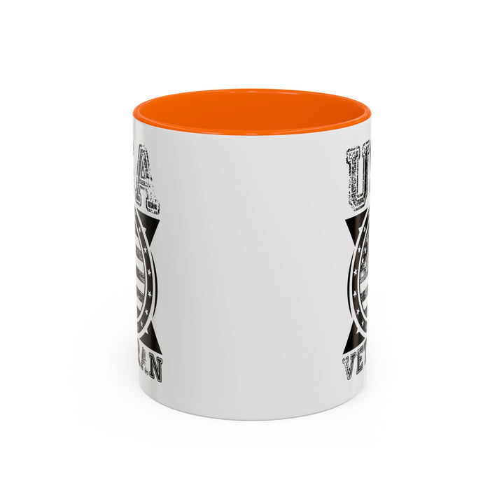 U.S.A. Veteran - Accent Coffee Mug (11, 15oz)