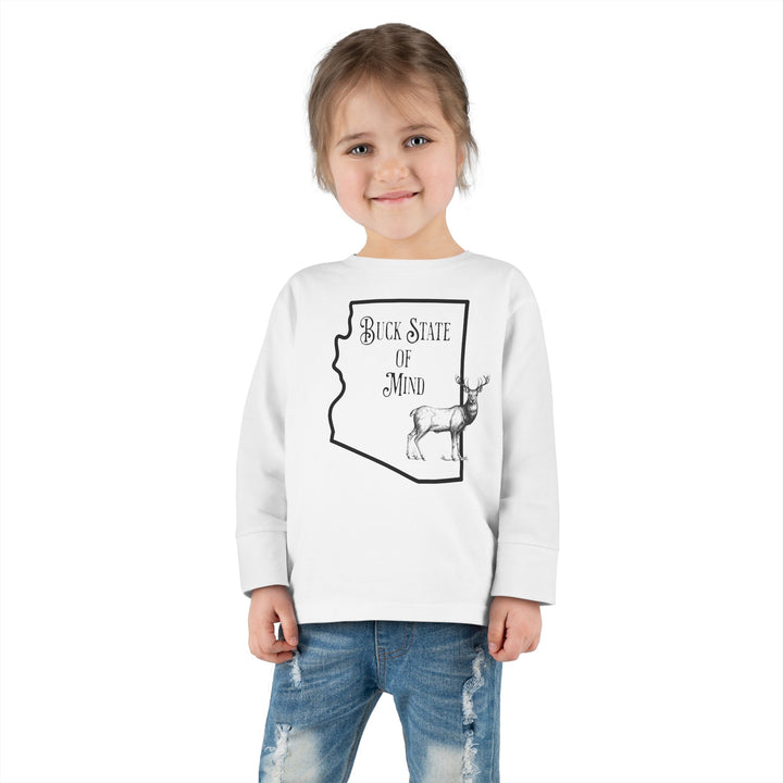 Buck State Of Mind - Toddler Long Sleeve Tee