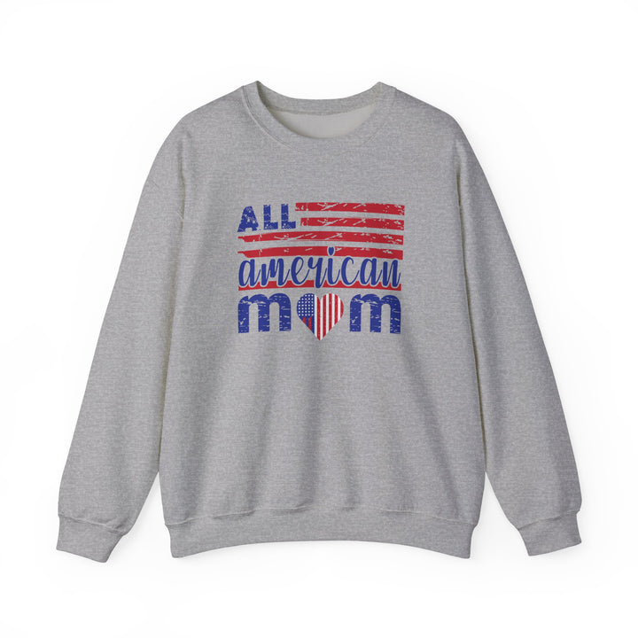 All American Mom Sweatshirt - Unisex Heavy Blend™ Crewneck
