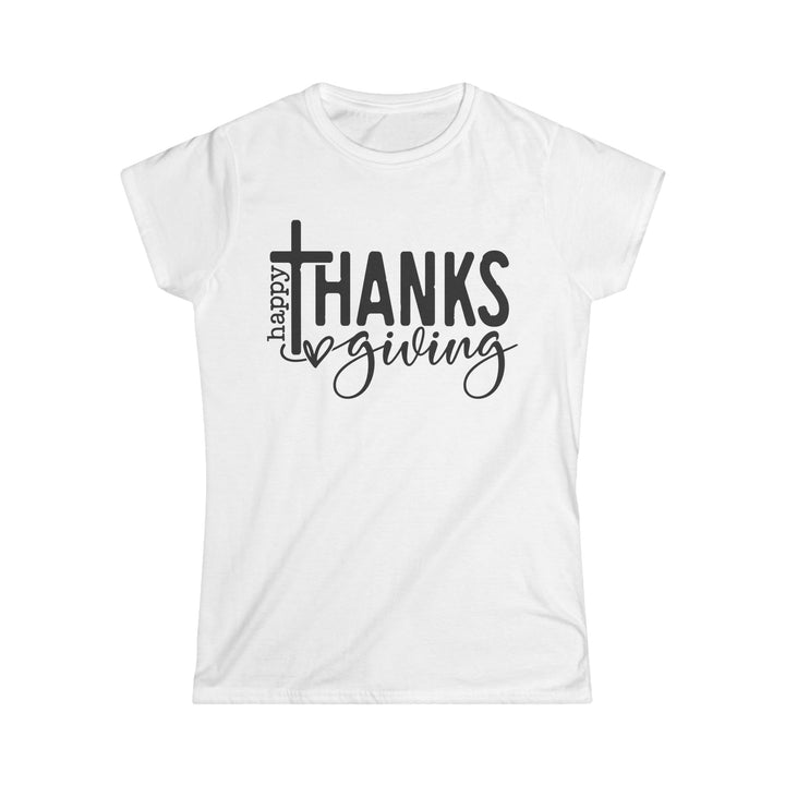 Thanksgiving Cross - Women's Softstyle Tee