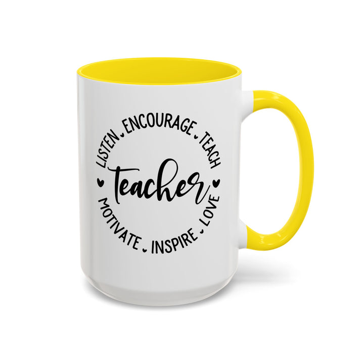 Teacher - Accent Coffee Mug (11, 15oz)