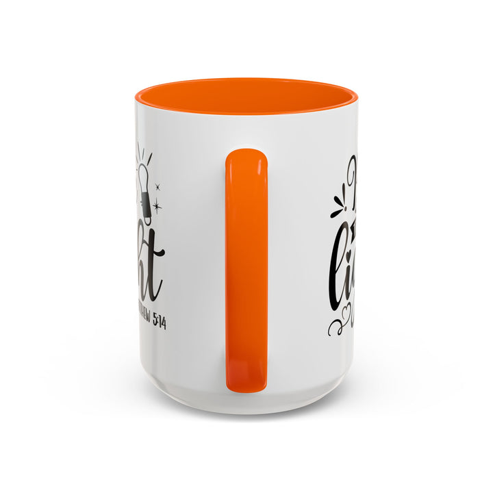 Be The light - Accent Coffee Mug (11, 15oz)