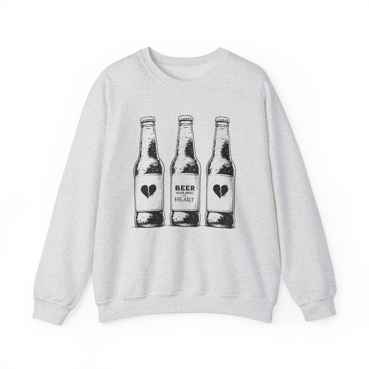 Beer Never Broke My Heart -Unisex Heavy Blend™ Crewneck Sweatshirt