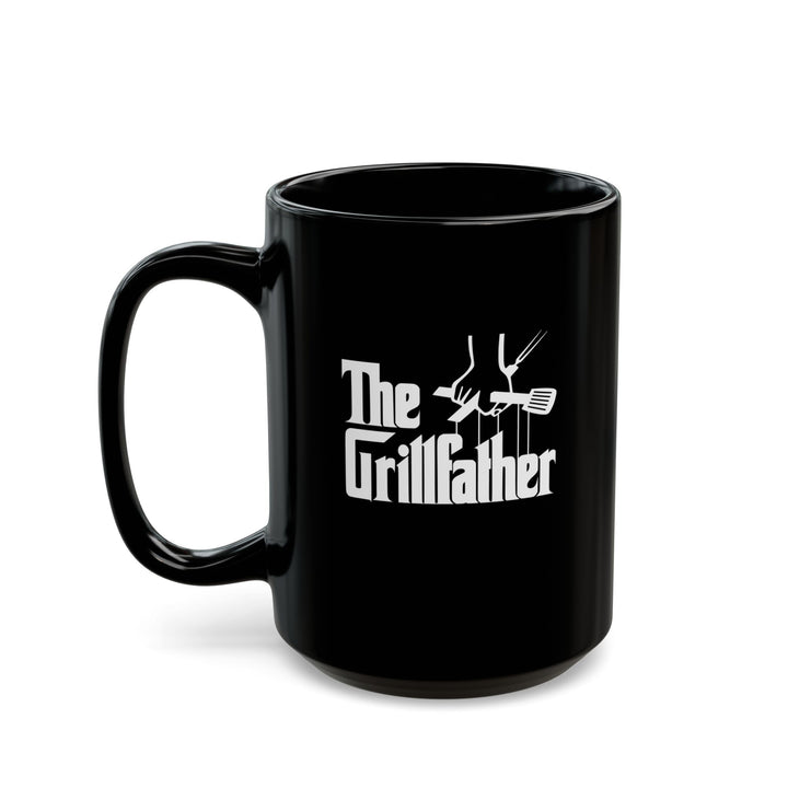 The Grillfather - Black Mug (11oz, 15oz)