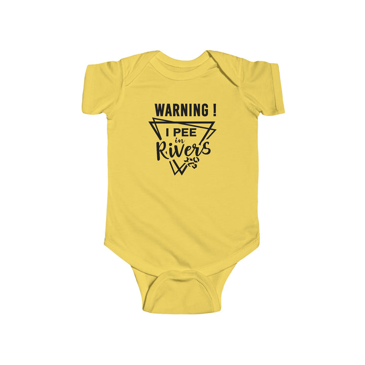 Warning - Infant Fine Jersey Bodysuit