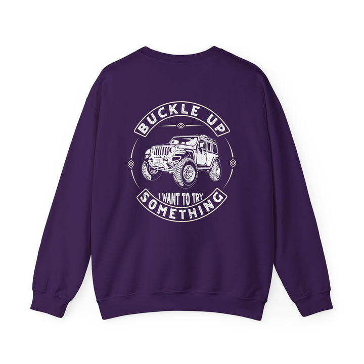 Buckle Up - Unisex Heavy Blend™ Crewneck Sweatshirt