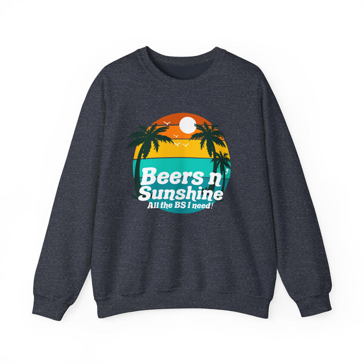 Beers N Sunshine - Unisex Heavy Blend™ Crewneck Sweatshirt