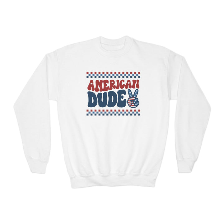 American Dude - Youth Crewneck Sweatshirt