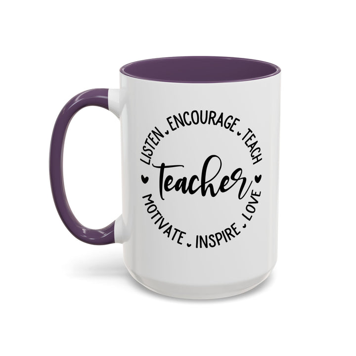 Teacher - Accent Coffee Mug (11, 15oz)