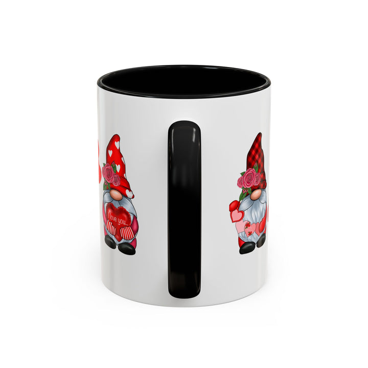 Valentine Gnomes - Accent Coffee Mug (11, 15oz)
