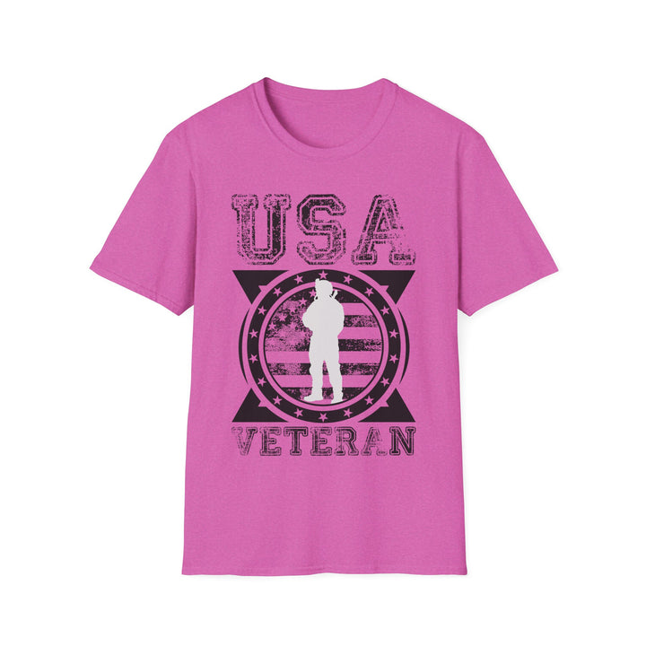 U.S.A. Veteran - Unisex Softstyle T-Shirt