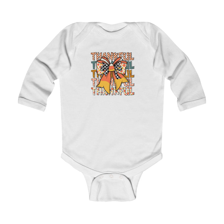 Thankful Bow - Infant Long Sleeve Bodysuit