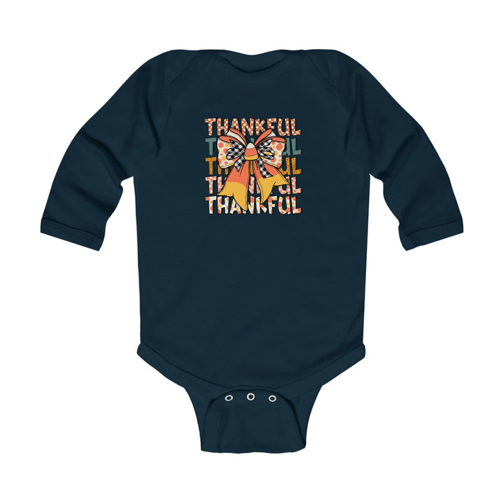 Thankful Bow - Infant Long Sleeve Bodysuit