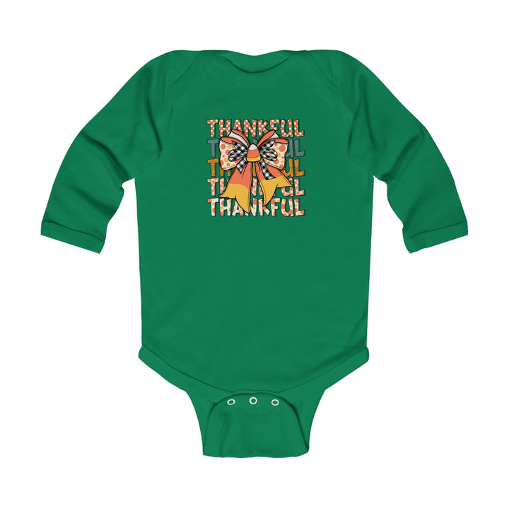 Thankful Bow - Infant Long Sleeve Bodysuit