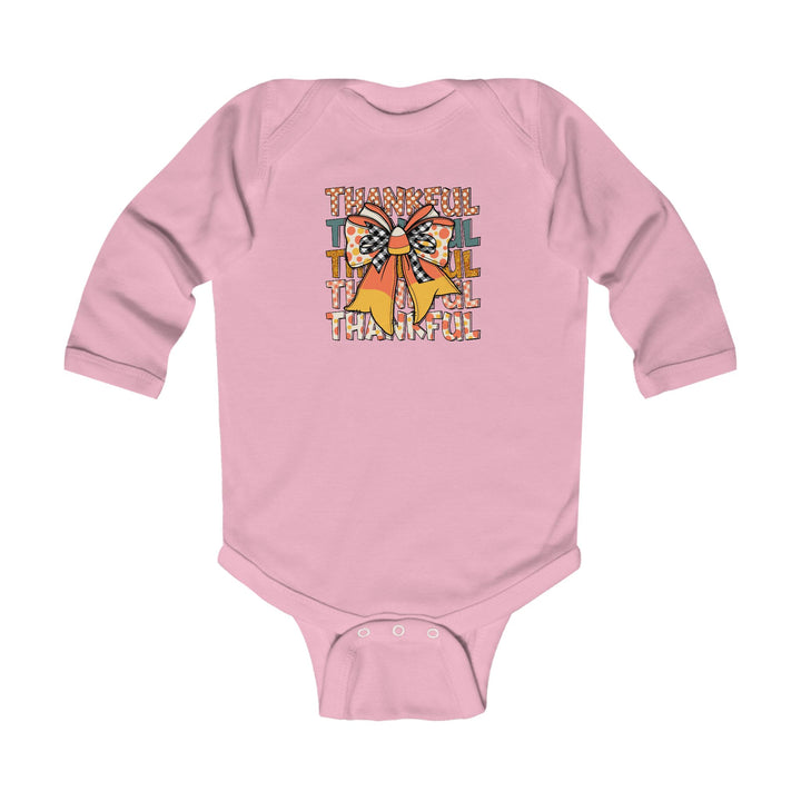 Thankful Bow - Infant Long Sleeve Bodysuit