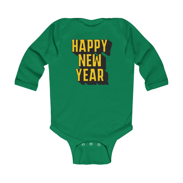 Block Happy New Year - Infant Long Sleeve Bodysuit