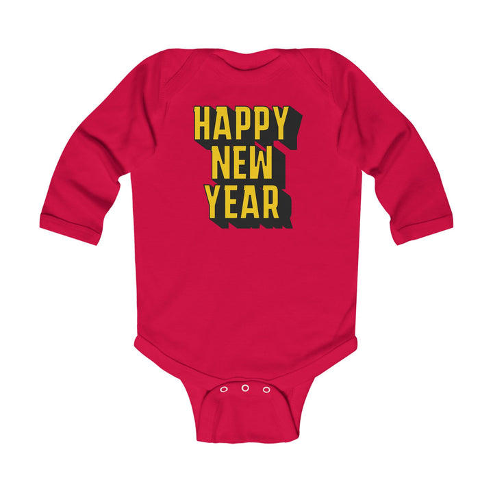 Block Happy New Year - Infant Long Sleeve Bodysuit