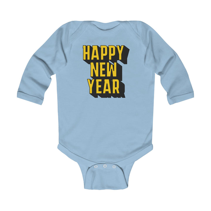 Block Happy New Year - Infant Long Sleeve Bodysuit