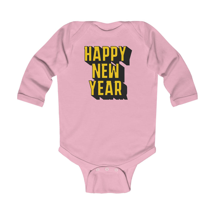 Block Happy New Year - Infant Long Sleeve Bodysuit