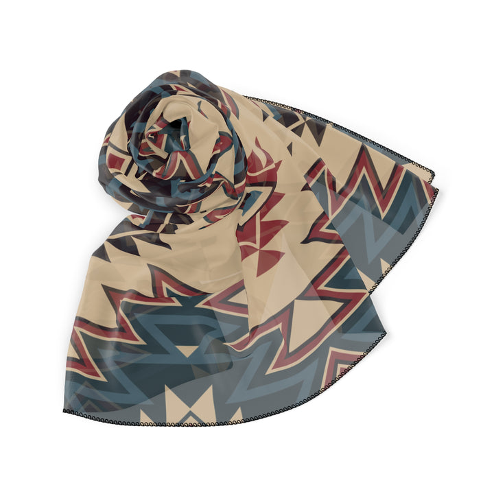 Tribal Indian Tan - Poly Scarf