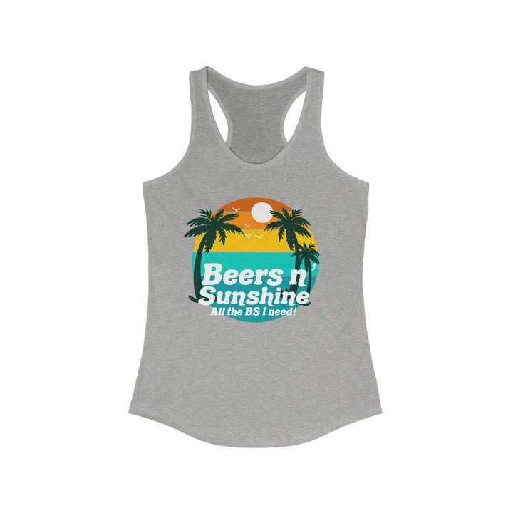 Beers N Sunshine - Women's Ideal Racerback Tank