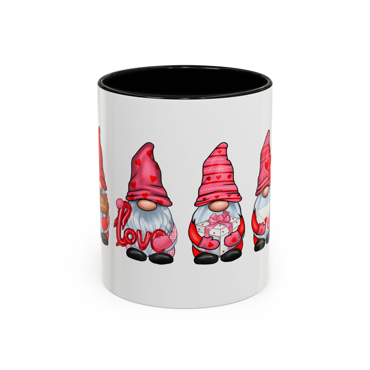 Valentine Gnomes - Accent Coffee Mug (11, 15oz)