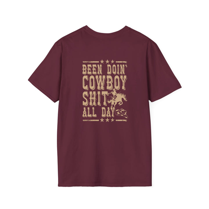 Been Doin' Cowboy Sh*t - Unisex Softstyle T-Shirt