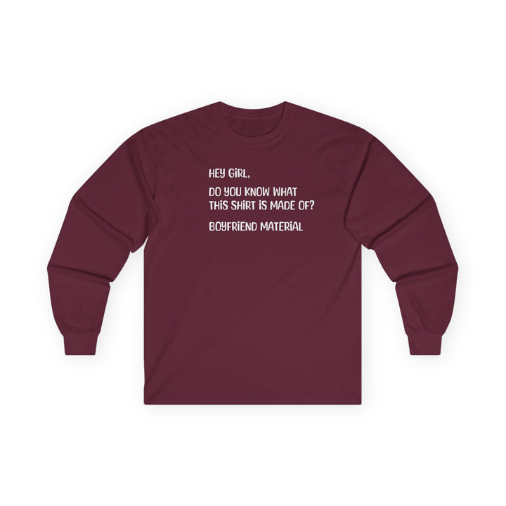 Boyfriend Material - Unisex Ultra Cotton Long Sleeve Tee