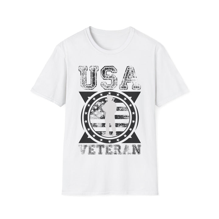 U.S.A. Veteran - Unisex Softstyle T-Shirt