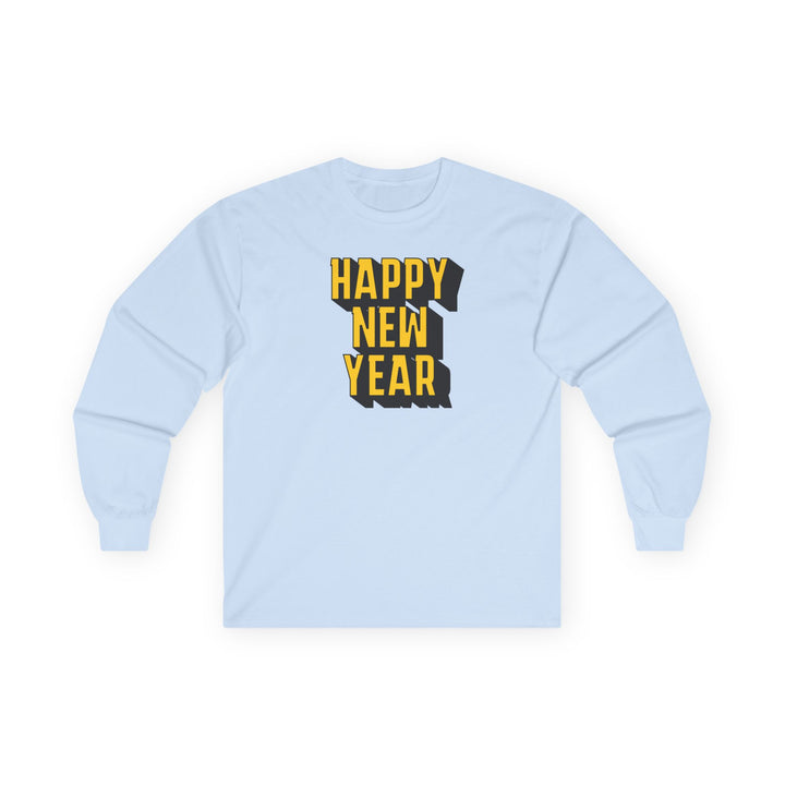 Block Happy New Year - Unisex Ultra Cotton Long Sleeve Tee