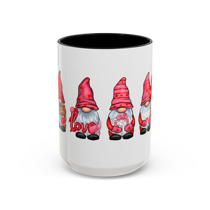 Valentine Gnomes - Accent Coffee Mug (11, 15oz)