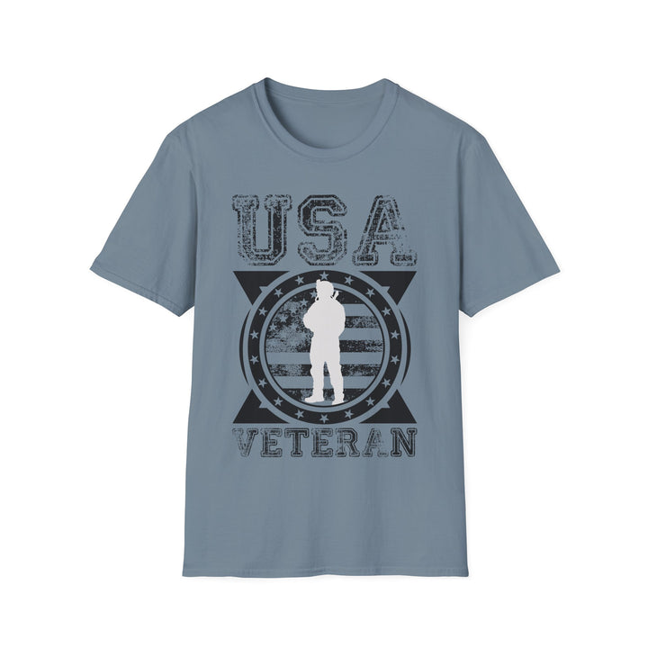 U.S.A. Veteran - Unisex Softstyle T-Shirt