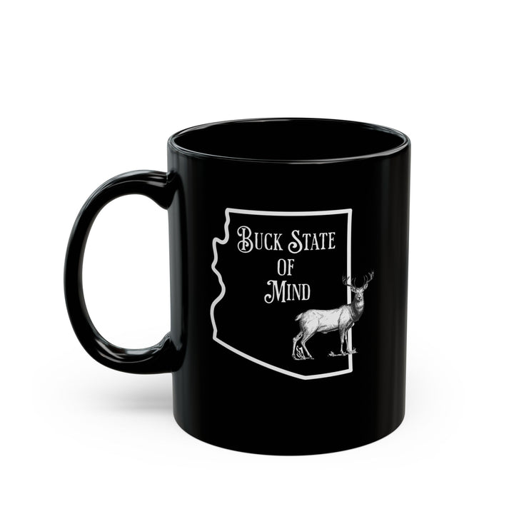 Buck State Of Mind - Black Mug (11oz, 15oz)