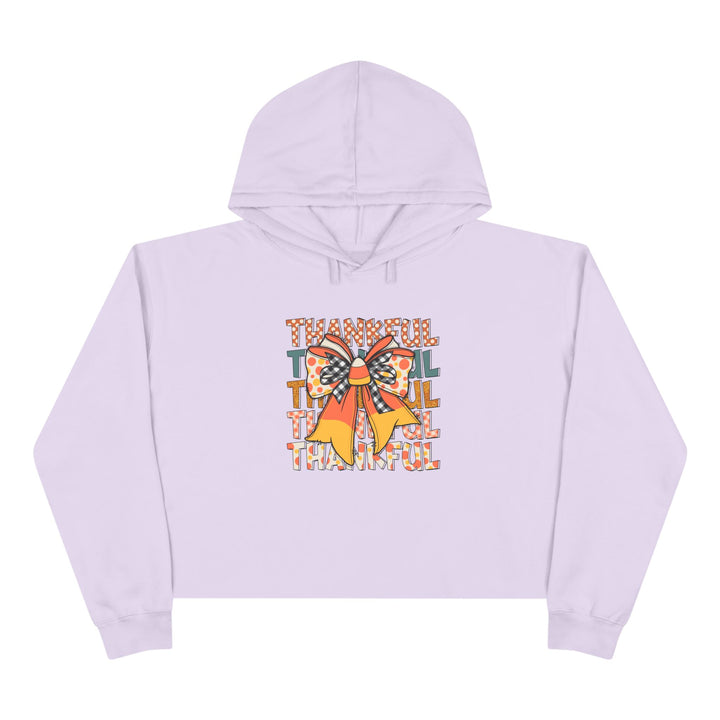 Thankful Bow - Crop Hoodie