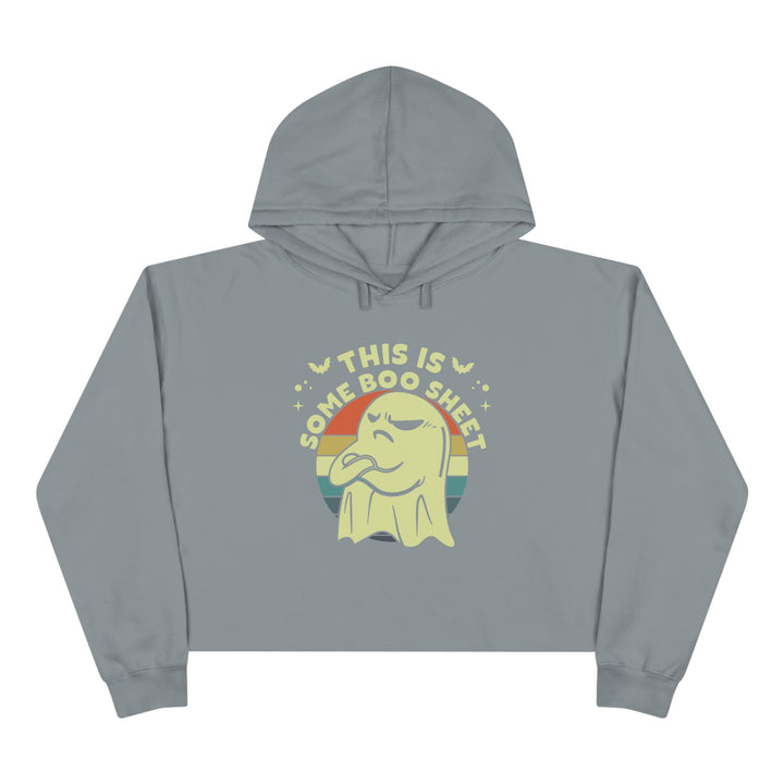 This Is Some Boo Sheet - Crop Hoodie