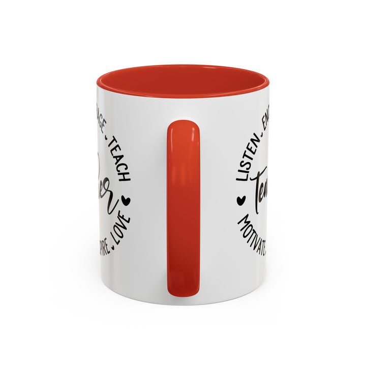 Teacher - Accent Coffee Mug (11, 15oz)