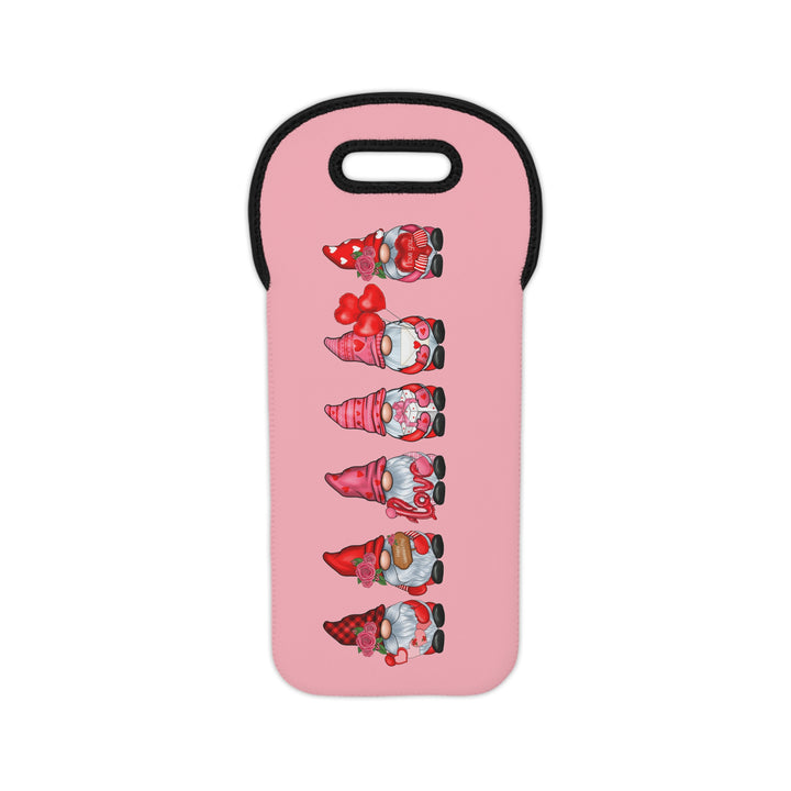 Valentines Gnomes - Wine Tote Bag