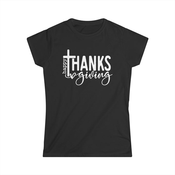 Thanksgiving Cross - Women's Softstyle Tee