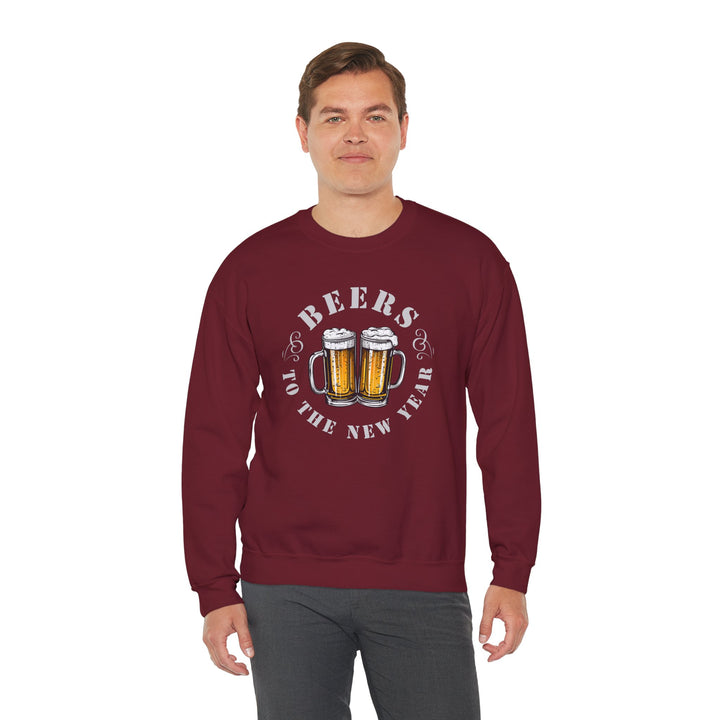 Beers To The New Year - Unisex Heavy Blend™ Crewneck Sweatshirt