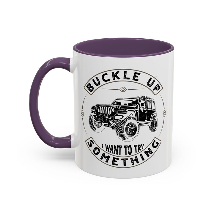 Buckle Up - Accent Coffee Mug (11, 15oz)