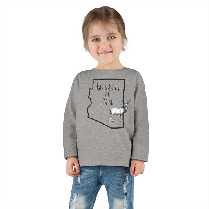 Buck State Of Mind - Toddler Long Sleeve Tee