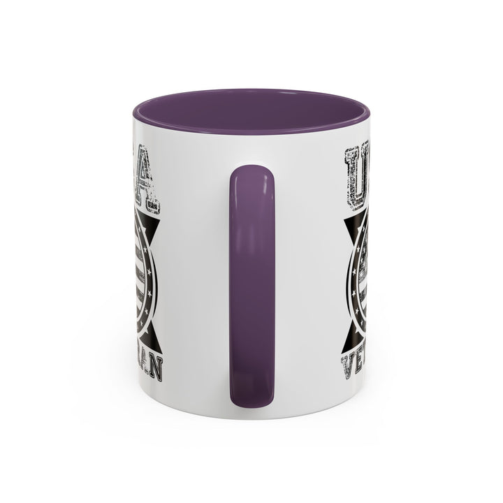 U.S.A. Veteran - Accent Coffee Mug (11, 15oz)