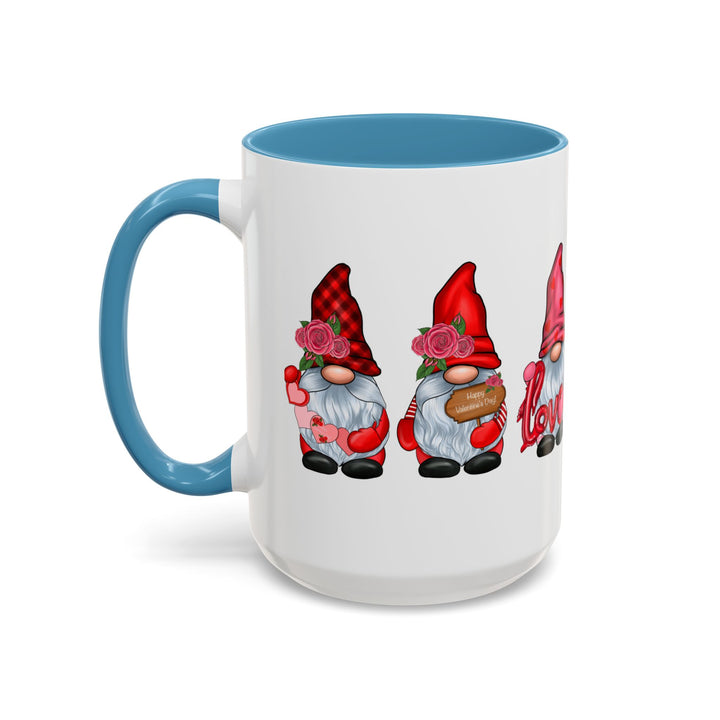 Valentine Gnomes - Accent Coffee Mug (11, 15oz)