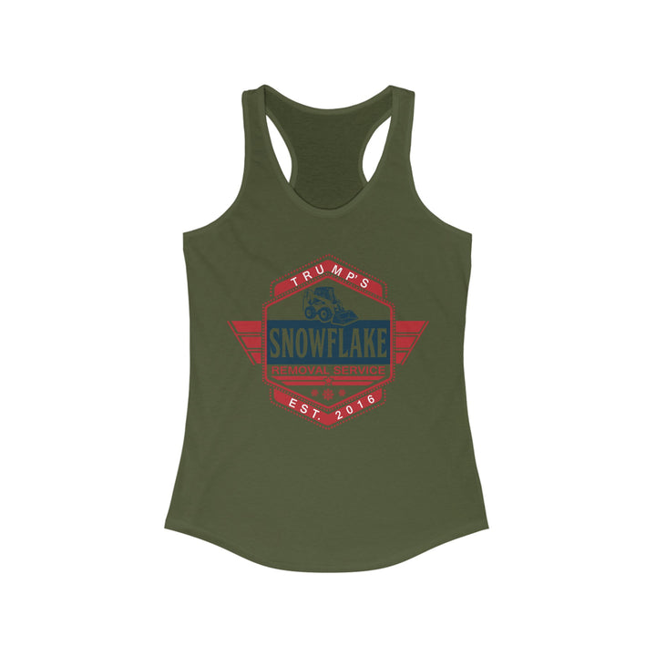 Trump's Snowflake Removal - Women's Ideal Racerback Tank